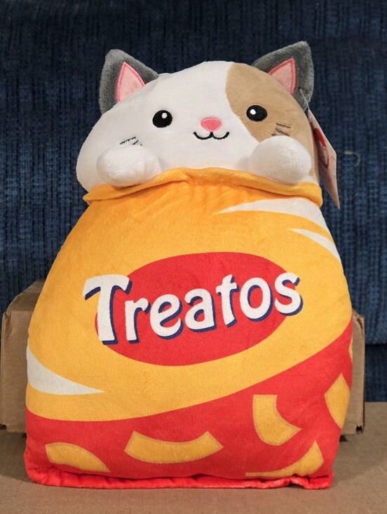 Fiesta Other - Treatos Cat Chip Bag Plush Toy NWT